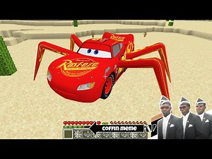 I found the Spider-McQueen in Minecraft - Coffin Meme