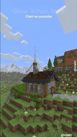 Glow lichen farm | Clakt's forever world #minecraftfarm #minecraftsurvival #minecraftworld