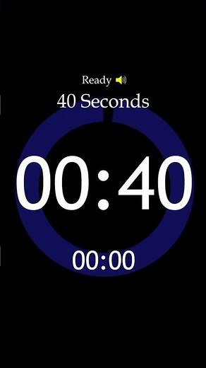 Ready 📢 40 SECOND ALARM & TIMER #timer