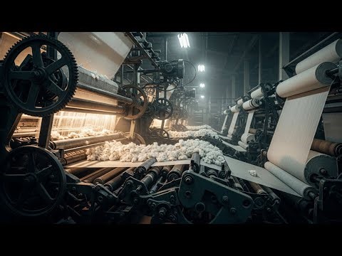 From Raw Cotton to Fabric | Inside a Textile Factory