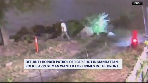 Off-duty border patrol officer shot in Manhattan; police arrest man wanted for Bronx crimes