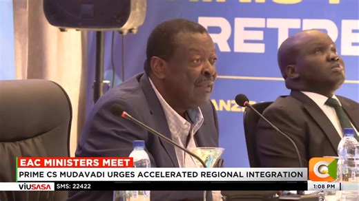 EAC ministers meet: Prime CS Musalia Mudavadi urges accelerated regional integration. Ministers holding a retreat in Zanzibar #CitizenWeekend | Citizen TV Kenya
