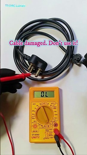 Don’t Plug In Your Power Cable Until You Test This! ⚠️ How to Check a Power Cord with a Multimeter