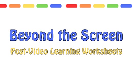 Printable Post Video Worksheets For Kids