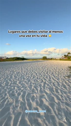 Lugares que debes visitar al menos una vez en tu vida. 🤩🫶🏼 | Cancún Tours
