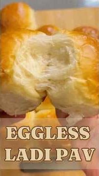 Softest Eggless Ladi Pav at Home 🌭| Better Than Bakery Pav! #egglessladipav #ladipavrecipe #viral