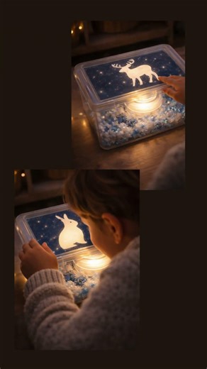 Arctic Light & Shadow Sensory Exploration