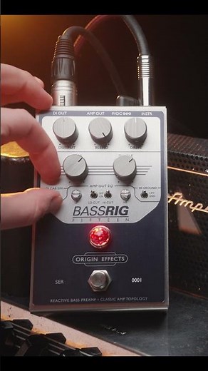The Origin Effects BASSRIG Fifteen, an Ampeg B-15 captured! #bassist #bassplayer #basspedal #bassamp