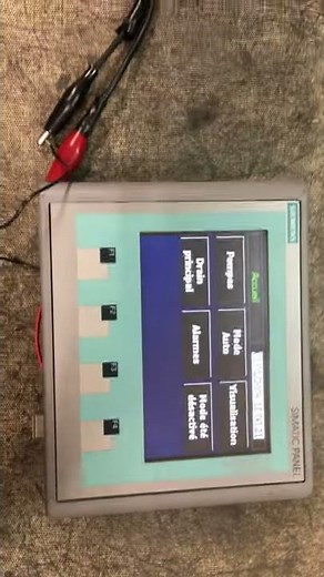 KTP400 BASIC COLOR ON SIEMENS 6AV6-647-0AK11-3AX0 ***REPAIRED BROKEN TOUCH*** SIEMENS HMI