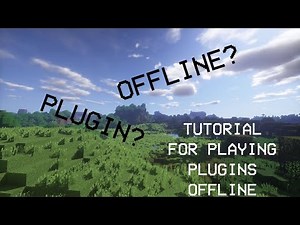 How To Play Minecraft With Plugins Offline? | \u00100 Working Tutorial