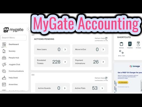 MYGATE ERP Income Module | Mygate Account Module | Mygate Erp | Billing & Accounting