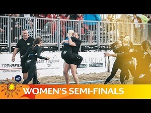 Highlights women's semi-finals | EHF Beach Handball Champions Cup 2018