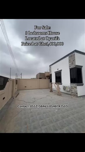 3 Bedroom House for Sale in Oyarifa - Ghc1.4 Million