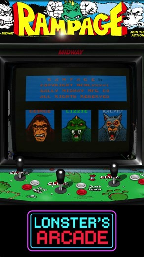 3 Players vs Every City in Rampage #arcade #rampage #challenge