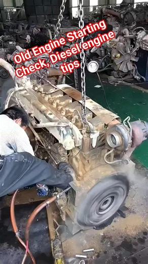Old diesel engine starting cheak! #shorts #tiktok #youtube