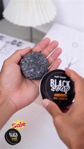 Upgrade your daily shower routine! This natural black soap cleanses deeply while helping cover stubborn grays for a darker, refreshed look. Check the link in my bio showcase to grab yours!#greyhaircoverage #shampoobar #mensgrooming #beardcare #tiktokmademebuyit