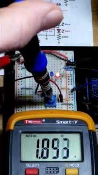 Multimeter Measured Schmitt Trigger Inverter 555 Timer Circuit #schematics #measuringtool #howto