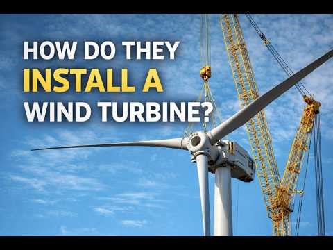 Wind Turbine Installation Explained | From Foundation to Power Generation