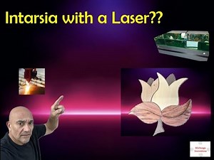 Intarsia technique with a laser Engraver/Cutter machine.