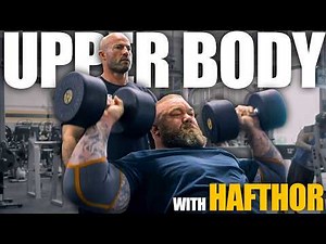 Upper Body Training with Hafthor Bjornsson at Gold's Gym Venice