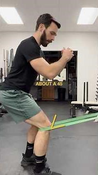 Jumper’s knee pain control exercise