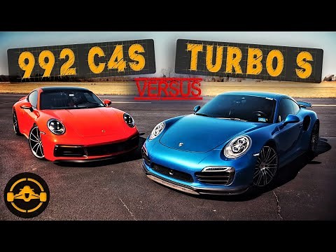 Tuned 2020 Porsche 911 Carrera 4S (992) vs. Porsche 911 Turbo S (991) | Roll Race and Review