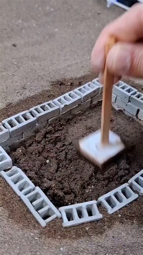 Miniature Concrete Brick House . Epic DIY Tiny Villa Build #MiniatureHouse #MiniConcreteHouse | Mini Construction
