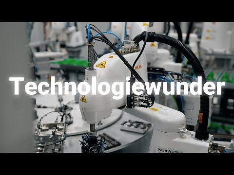 9 KUKA-Roboter. 100% Montageautomation. Diese ISAC Anlage ist ein Meisterwerk.