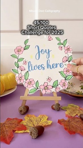 Lettering Quote #45/100! Workseets on my Patreon #nhuandaocalligraphy #lettering #shorts