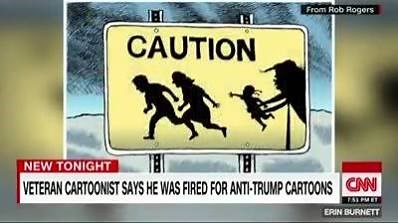 281K views · 2.5K reactions | “There was really no reason given, but I think that the events of the last week have been telling.” Veteran cartoonist Rob Rogers says he believes he was fired from the Pittsburgh Post-Gazette because his anti-Donald J. Trump cartoons. https://cnn.it/2ybuzgz | CNN | Facebook