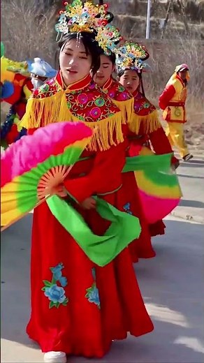 Traditional Chinese Folk Performance in Northwest China.#china #chinatravel #chinahistory