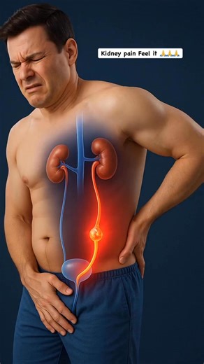 Every drop of water you drink protects your kidneys — but when you don’t drink enough, the risk begins silently. Inside your kidneys, minerals like calcium and uric acid can stick together, forming tiny crystals. Over time, these crystals grow into hard stones that block urine flow and cause severe back or abdominal pain. This 3D medical awareness video shows the entire process — from stone formation to its painful journey out of the body through urine, and finally, how you can prevent it. 💧 St