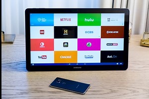 Samsung’s absurd 18-inch tablet, the Galaxy View