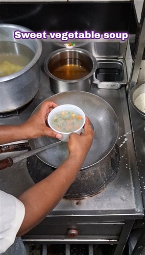 Sweet Corn Vegetable soup Restaurant Style #food #hotellife #cooking #chinesefood #Sweetcornsoup