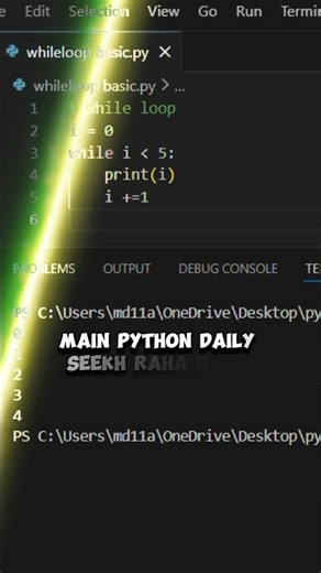 👉 While Loop Kabhi Rukta Hi Nahi? ❌ | Python While Loop Beginner Mistake 🔁