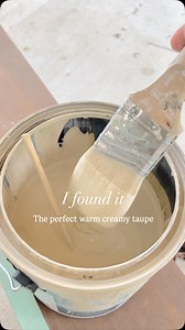 I’ve painted for 10 years and this is by far my most used color! HGTV Home by Sherwin Williams “Ball and Twine.” Makes a great wall, cabinet, and furniture color! #sherwinwilliams #hgtvsherwinwilliams #taupepaint #cozy #cozypaintcolors #taupepaintcolor Home decor, cozy home, cottage style, cottage decor, paint colors, DIY | The Gingham Cottage