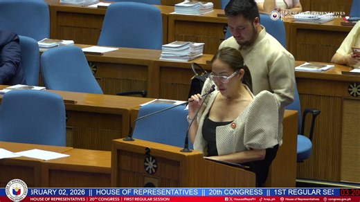 20th Congress | 1st Regular Session Monday, February 02, 2026 (Session #24) | House of Representatives of the Philippines