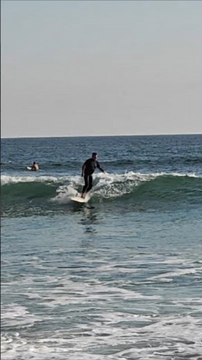 Long surfing on the Salt Creek Beach