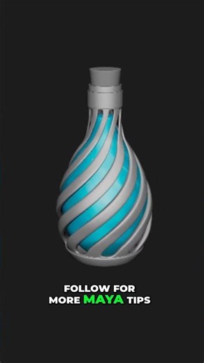 Stop Modeling Manually! Flare Deformer Trick in Maya #maya3d #3dmodeling #hardsurfacemodeling