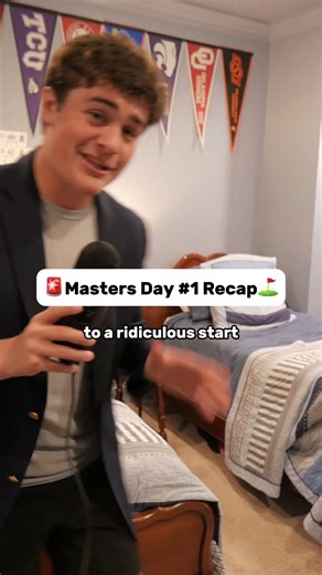 Masters First Round Recap #aptalkssports #golf #pga #masters #fyp