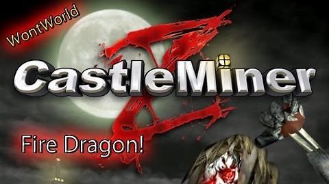 Castle Miner Z - Fire Dragon