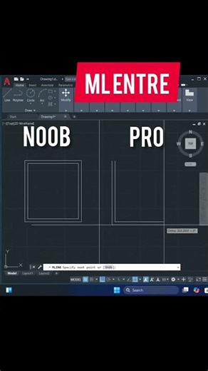 autocad tips and tricks 💡 |multiline #autocad #tutorail
