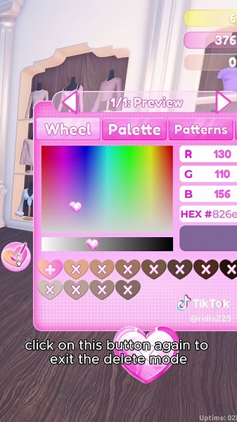 Tutorial de paleta de colores personalizada en Dress to Impress