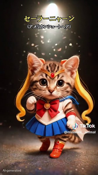 可愛い猫のミニチュア動画集