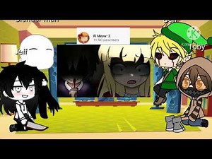 creepypasta reacts to Afton family 1/? (Jeff x William,Toby x Michael,Chris x ben,sally x Elizabeth)