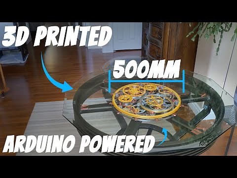 Tourbillon Clock Flywheel Table | Actually Keeps Time!