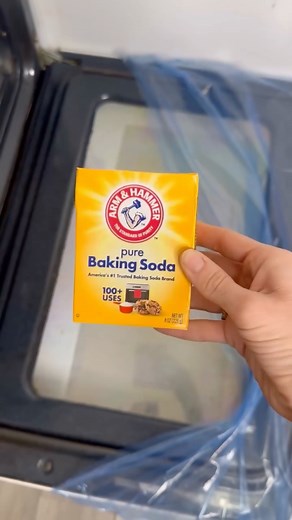 The only way I clean my oven #ovencleaning #ovenbaked #lifehacks101 This video was created by Marissa M. | Hackity Hack Club