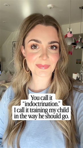 If I don’t “indoctrinate” my children, someone far less caring will. For many, the state has become that nanny; and, the consequences are growing clearer day by day. “As for me and my house, we will serve the Lord.” | Maria Dogaru Luke