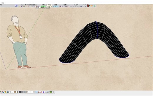SketchUp插件讲解-曲线放样 / Curviloft第一讲 Loft by Spline