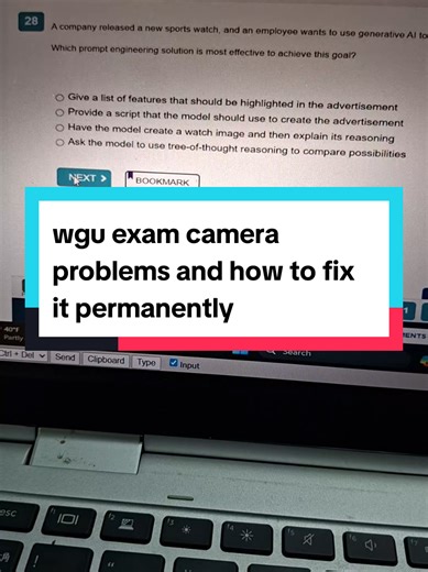 wgu exam camera problems and how to fix it permanently #westerngovernersuniversity #examsetup #proctoru #ditancelearning #onlineexam